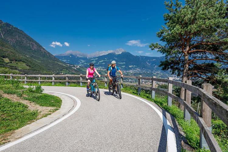 In bicicletta nel comprensorio di Merano & Dintorni